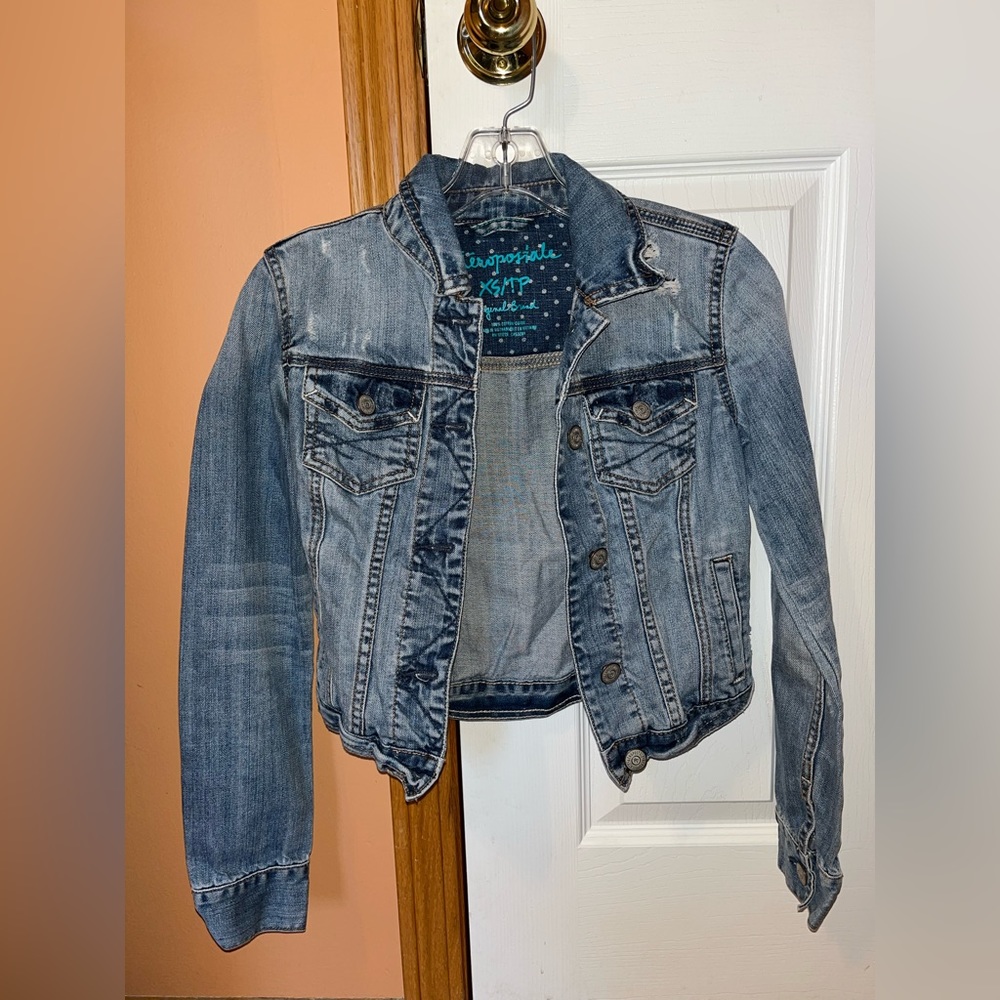 Aeropostale Jean Jacket Size XS